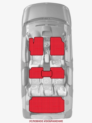 ЭВА коврики «Queen Lux» комплект для Audi S8 (D4)