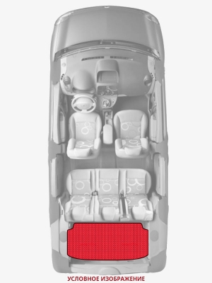 ЭВА коврики «Queen Lux» багажник для Honda Civic Hatchback (5G)